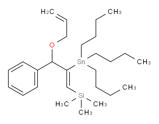 (Z)-(3-(allyloxy)-3-phenyl-2-(tributylstannyl)prop-1-en-1-yl)trimethylsilane