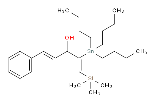(1Z,4E)-5-phenyl-2-(tributylstannyl)-1-(trimethylsilyl)penta-1,4-dien-3-ol