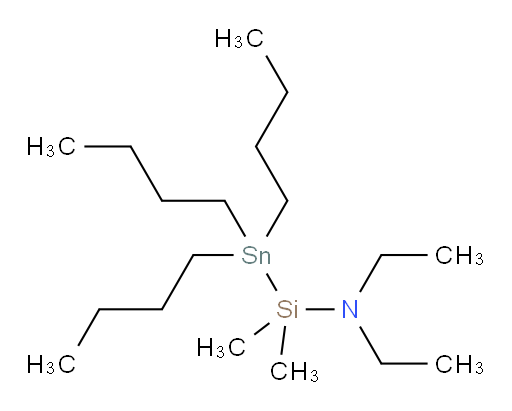 N,N-二乙基-1,1-二甲基-1-(三丁基锡基)硅杂n胺