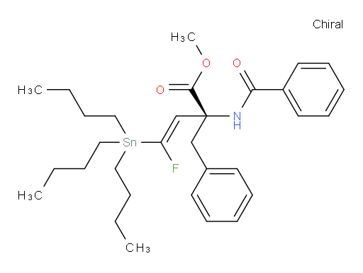 (R,E)-methyl 2-benzamido-2-benzyl-4-fluoro-4-(tributylstannyl)but-3-enoate