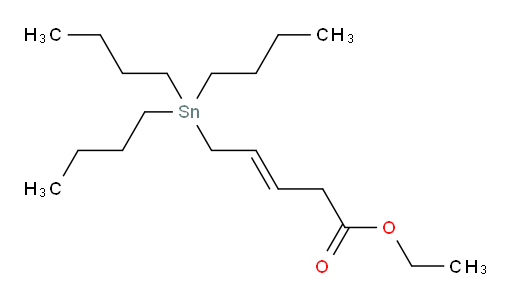 (E)-乙基 5-(三丁基锡基)戊-3-烯酸酯