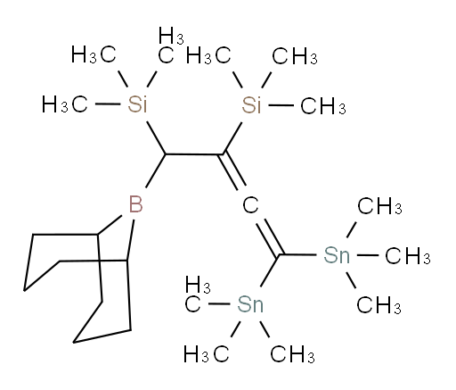 (1-(9-bora双环[3.3.1]壬-9-基)-4,4-双(三甲基锡基)丁-2,3-二烯-1,2-二基)双(三甲基硅烷)