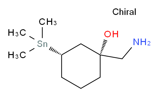 (1R,3S)-1-(氨基甲基)-3-(三甲基锡基)环己醇