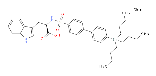 (R)-3-(1H-吲哚-3-基)-2-(4'-(三丁基锡基)-[1,1'-联苯]-4-基磺酰胺基)丙酸