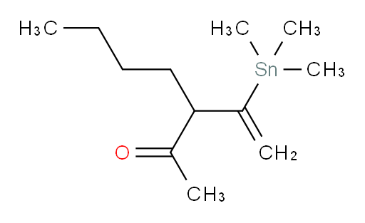 3-(1-(三甲基锡基)乙烯基)庚-2-酮