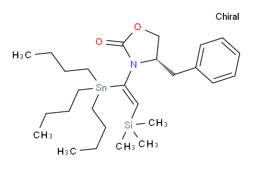 (S,Z)-4-苄基-3-(1-(三丁基锡基)-2-(三甲基硅基)乙烯基)噁唑烷-2-酮
