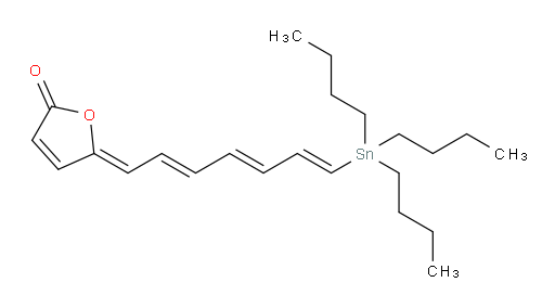 (Z)-5-((2E,4E,6E)-7-(tributylstannyl)hepta-2,4,6-trien-1-ylidene)furan-2(5H)-one