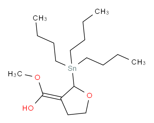 (Z)-methoxy(2-(tributylstannyl)dihydrofuran-3(2H)-ylidene)methanol