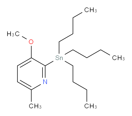 3-methoxy-6-methyl-2-(tributylstannyl)pyridine