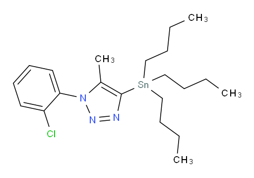 1-(2-chlorophenyl)-5-methyl-4-(tributylstannyl)-1H-1,2,3-triazole