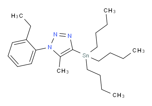 1-(2-ethylphenyl)-5-methyl-4-(tributylstannyl)-1H-1,2,3-triazole