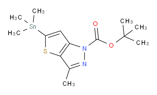 tert-butyl 3-methyl-5-(trimethylstannyl)-1H-thieno[3,2-c]pyrazole-1-carboxylate