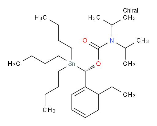 (S)-(2-ethylphenyl)(tributylstannyl)methyl diisopropylcarbamate