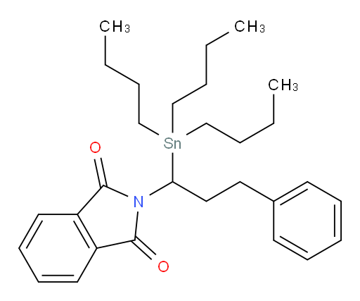 2-(3-苯基-1-(三丁基锡基)丙基)异吲哚啉-1,3-二酮