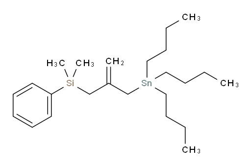 dimethyl(phenyl)(2-((tributylstannyl)methyl)allyl)silane