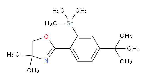 2-(4-(tert-butyl)-2-(trimethylstannyl)phenyl)-4,4-dimethyl-4,5-dihydrooxazole