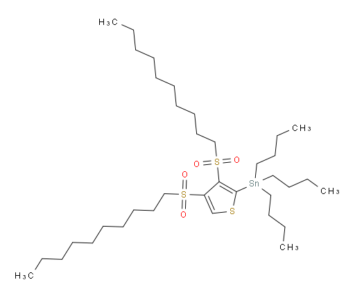 (3,4-bis(decylsulfonyl)thiophen-2-yl)tributylstannane