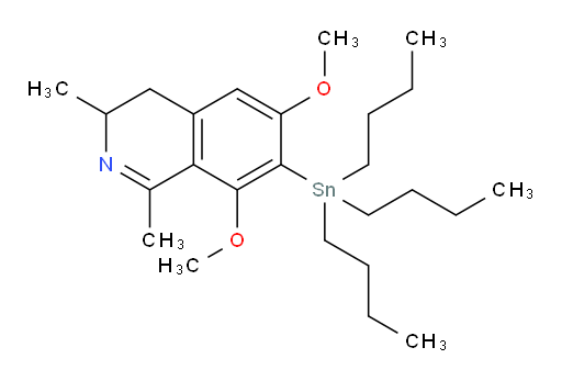 6,8-dimethoxy-1,3-dimethyl-7-(tributylstannyl)-3,4-dihydroisoquinoline