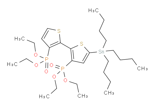 tetraethyl (5-(tributylstannyl)-[2,2'-bithiophene]-3,3'-diyl)bis(phosphonate)