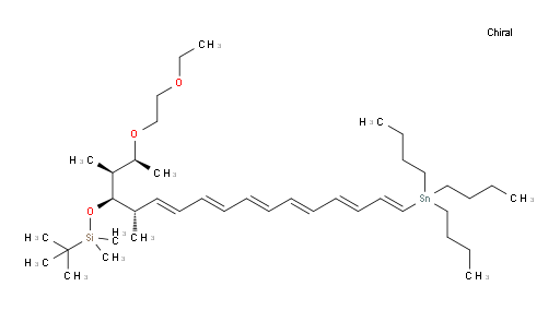 (5R,6S,7S)-2,2,3,3,6,7-hexamethyl-5-((S,3E,5E,7E,9E,11E,13E)-14-(tributylstannyl)tetradeca-3,5,7,9,11,13-hexaen-2-yl)-4,8,11-trioxa-3-silatridecane