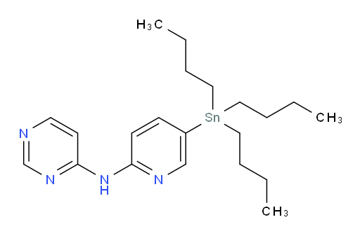 N-(5-(tributylstannyl)pyridin-2-yl)pyrimidin-4-amine