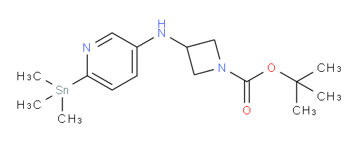 tert-butyl 3-((6-(trimethylstannyl)pyridin-3-yl)amino)azetidine-1-carboxylate