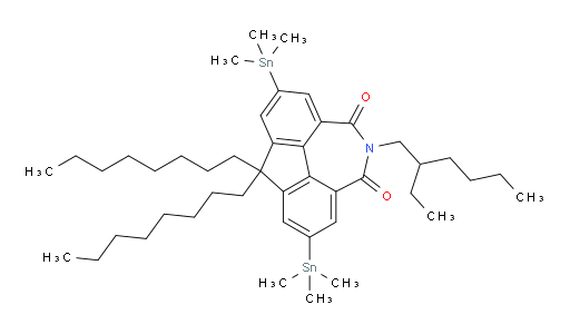 5-(2-ethylhexyl)-10,10-dioctyl-2,8-bis(trimethylstannyl)fluoreno[4,5-cde]azepine-4,6(5H,10H)-dione