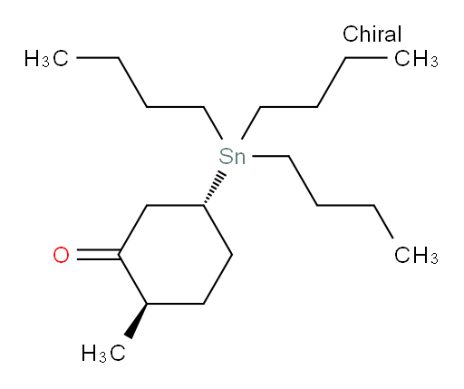 (2R,5R)-2-methyl-5-(tributylstannyl)cyclohexanone
