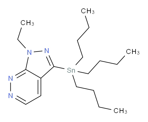 1-ethyl-3-(tributylstannyl)-1H-pyrazolo[3,4-c]pyridazine