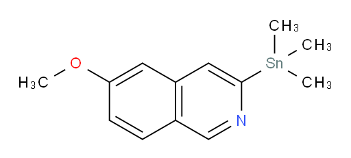 6-methoxy-3-(trimethylstannyl)isoquinoline