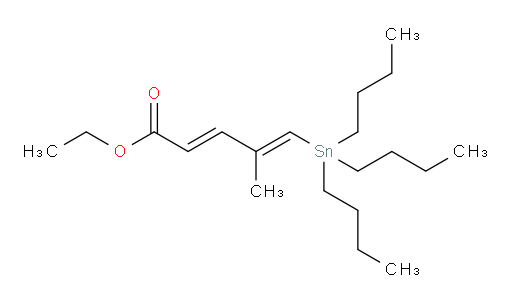 (2E,4E)-ethyl 4-methyl-5-(tributylstannyl)penta-2,4-dienoate