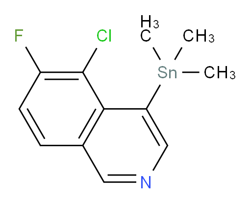 5-chloro-6-fluoro-4-(trimethylstannyl)isoquinoline