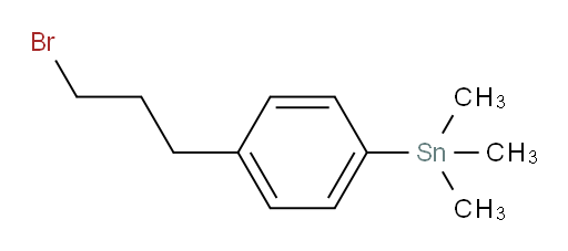 (4-(3-bromopropyl)phenyl)trimethylstannane