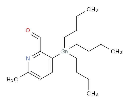 6-methyl-3-(tributylstannyl)picolinaldehyde