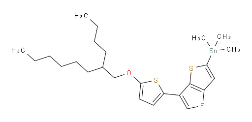 (6-(5-((2-butyloctyl)oxy)thiophen-2-yl)thieno[3,2-b]thiophen-2-yl)trimethylstannane