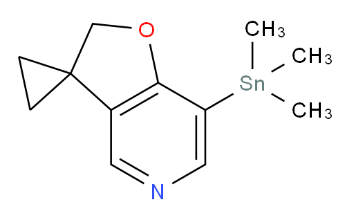 7'-(trimethylstannyl)-2'H-spiro[cyclopropane-1,3'-furo[3,2-c]pyridine]
