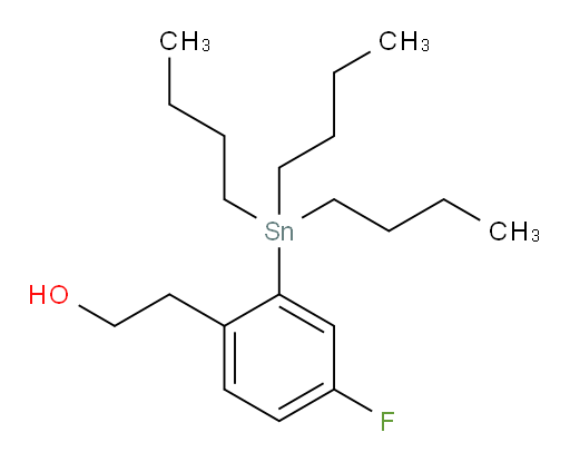 2-(4-fluoro-2-(tributylstannyl)phenyl)ethanol