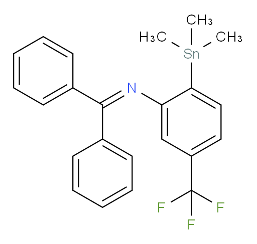 N-(diphenylmethylene)-5-(trifluoromethyl)-2-(trimethylstannyl)aniline