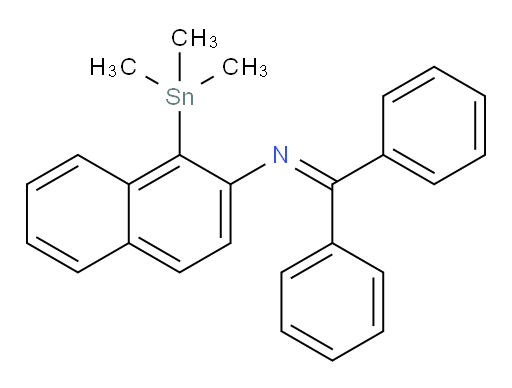 N-(diphenylmethylene)-1-(trimethylstannyl)naphthalen-2-amine