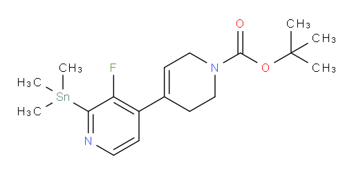 tert-butyl 3'-fluoro-2'-(trimethylstannyl)-5,6-dihydro-[4,4'-bipyridine]-1(2H)-carboxylate