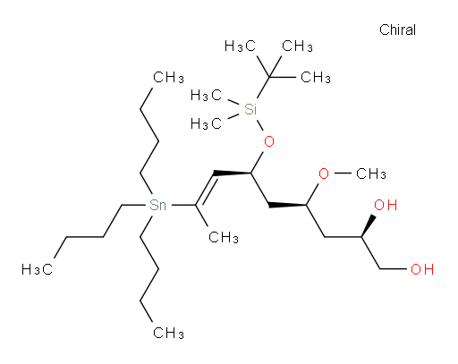 (2R,4S,6S,E)-6-((tert-butyldimethylsilyl)oxy)-4-methoxy-8-(tributylstannyl)non-7-ene-1,2-diol