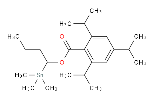 1-(trimethylstannyl)butyl 2,4,6-triisopropylbenzoate