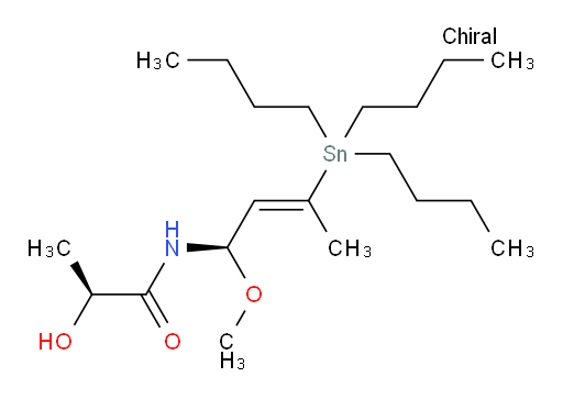 (S)-2-hydroxy-N-((R,E)-1-methoxy-3-(tributylstannyl)but-2-en-1-yl)propanamide