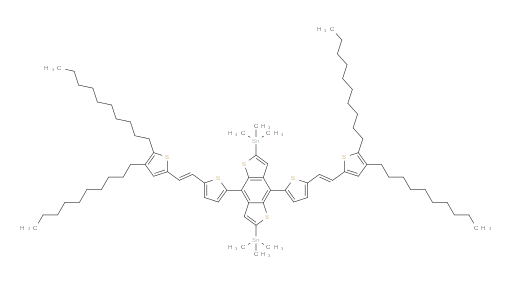 (4,8-bis(5-((E)-2-(4,5-didecylthiophen-2-yl)vinyl)thiophen-2-yl)benzo[1,2-b:4,5-b']dithiophene-2,6-diyl)bis(trimethylstannane)