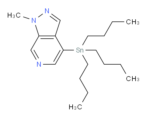 1-methyl-4-(tributylstannyl)-1H-pyrazolo[3,4-c]pyridine