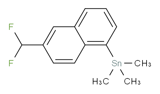 (6-(difluoromethyl)naphthalen-1-yl)trimethylstannane