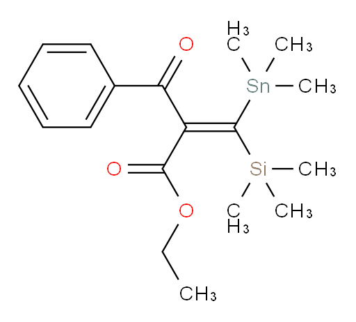 (E)-ethyl 2-benzoyl-3-(trimethylsilyl)-3-(trimethylstannyl)acrylate