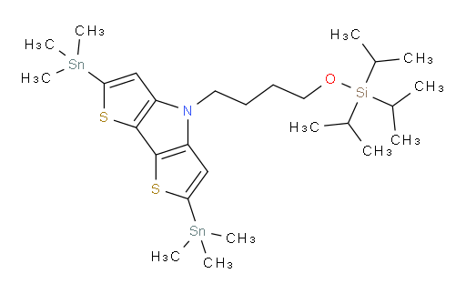 4-(4-((triisopropylsilyl)oxy)butyl)-2,6-bis(trimethylstannyl)-4H-dithieno[3,2-b:2',3'-d]pyrrole