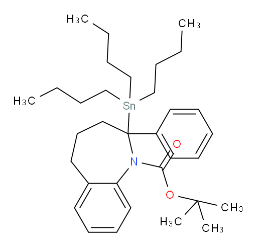 tert-butyl 2-phenyl-2-(tributylstannyl)-2,3,4,5-tetrahydro-1H-benzo[b]azepine-1-carboxylate