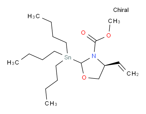 (4S)-methyl 2-(tributylstannyl)-4-vinyloxazolidine-3-carboxylate